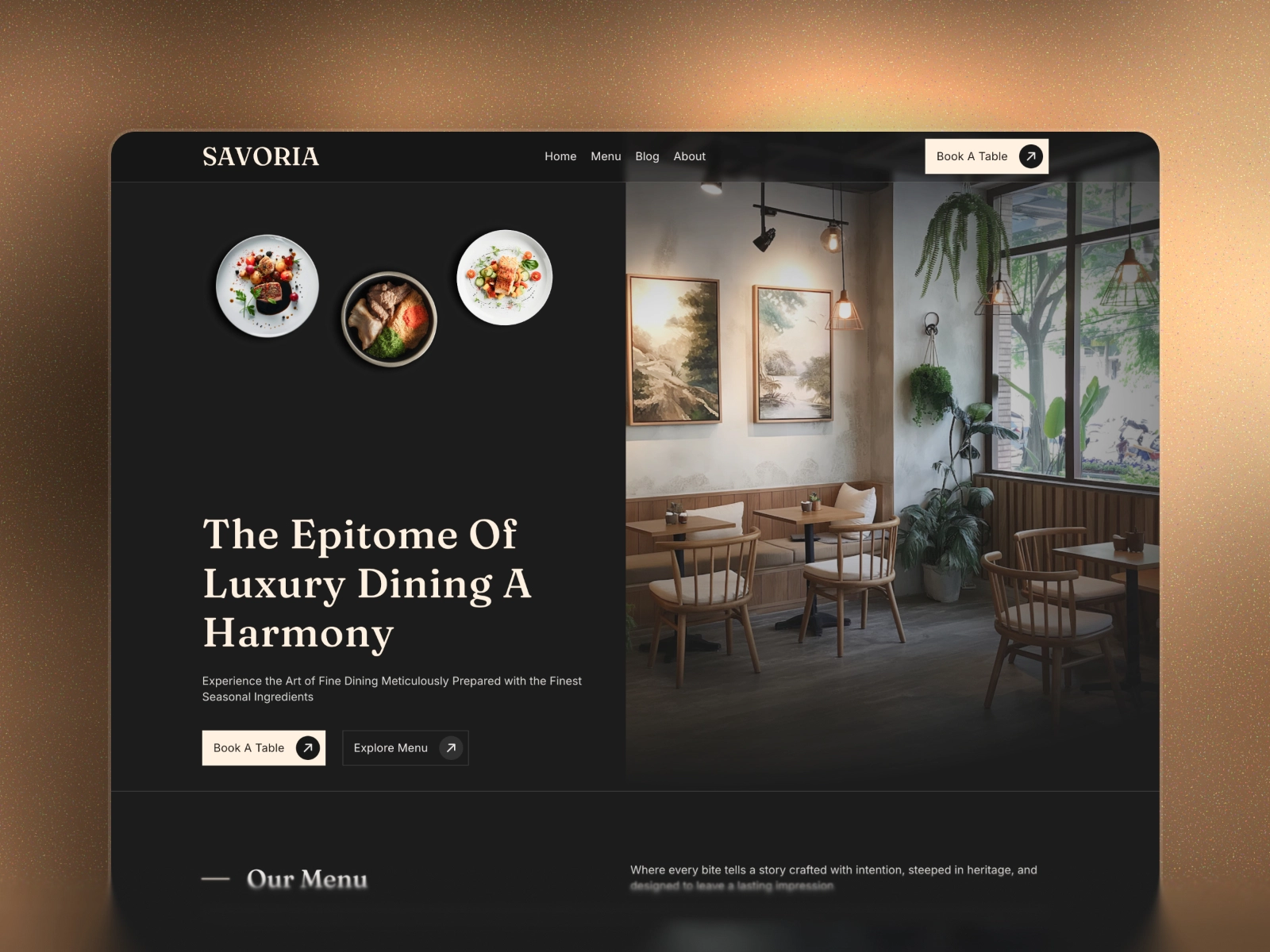 SAVORIA — Free Restaurent and Cafe